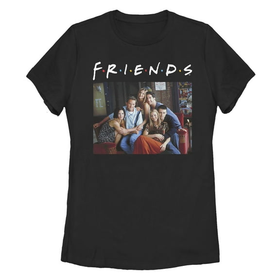 Women's Friends Group Poster Graphic T-Shirt