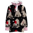thumbnail image 1 of Spring Fashion Women's Ruffled Stand-up Collar Shirt Loose Temperament Commuter Long Sleeve Top, 1 of 6
