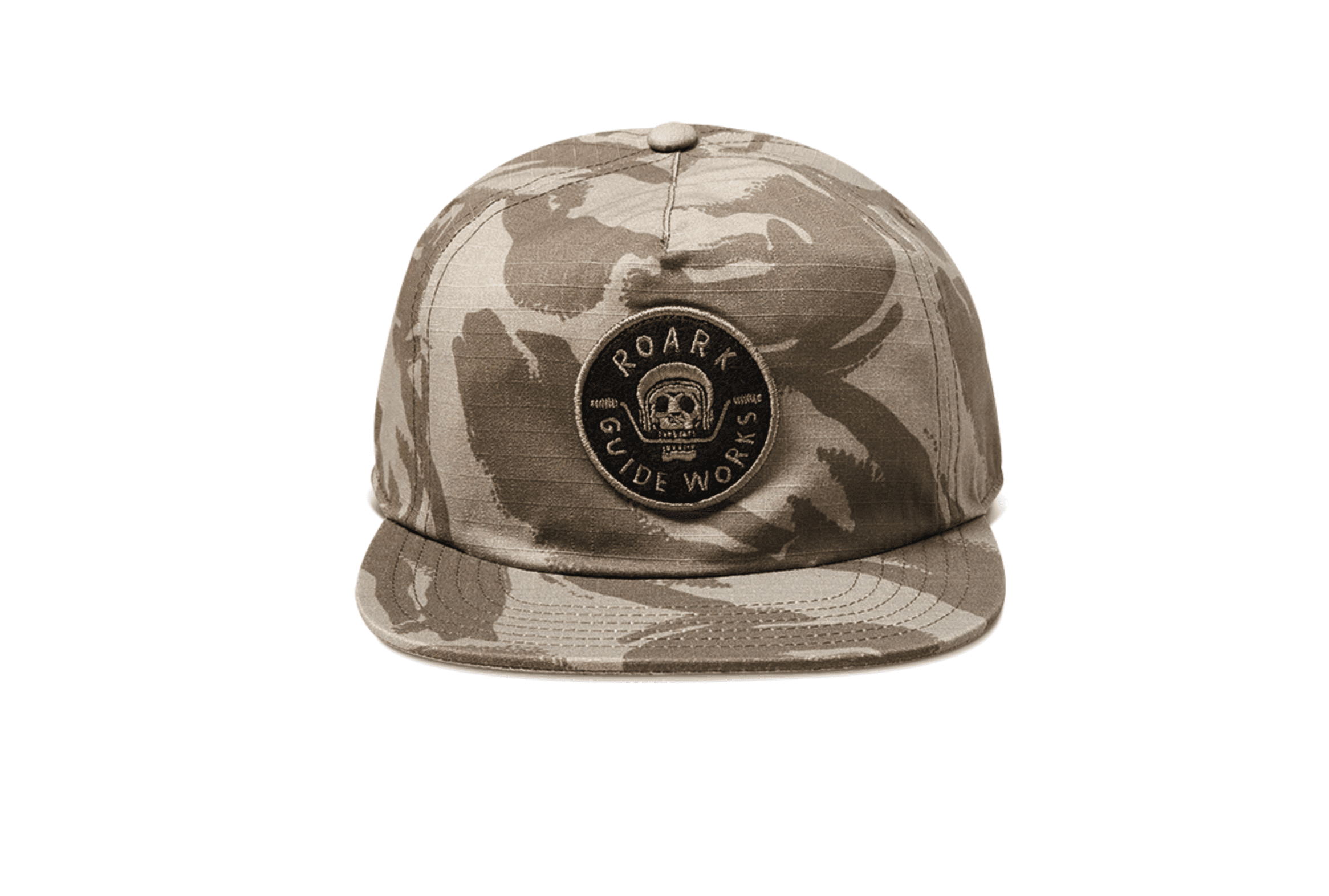 Roark Guideworks Unstructured 5 Panel Hat Desert Camo Adjustable