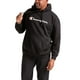 thumbnail image 4 of Sudadera con capucha Champion Powerblend de forro polar para hombre, color negro, talla L, 4 of 7