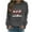 Gray, variant on Lorytime Sweatshirt for Women Oversized Christmas Red Wine Glass Print Shirt Crew Neck Long Sleeve Pullover Tops