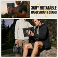 thumbnail image 7 of XYX Case for Samsung Galaxy Tab A11+ 11 inch SM-X310/SM-X315/SM-X316, 360 Degree Rotating Hand Grip Shockproof Cover with Shoulder Strap, Black, 7 of 7