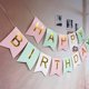 thumbnail image 4 of Happy Birthday Banner,Birthday decorations,Pastel Birthday Bunting Pink,Perfect for Girls Boys Any Ages Birthday Decorations, 4 of 4
