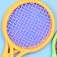 thumbnail image 3 of BEADCEST Plastic Tennis Racket Set for Children with Good Elasticity Balls Easy to Grasp Green 2 Sets, 3 of 4