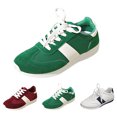 thumbnail image 2 of NOKIO White Sneakers for Women Comfortable Casual Sport Shoes Lightweight Outdoor Walking Footwear with Soft Insole, 𝖫a𝖼e Up Tennis Athlet𝗂c Shoes for Back to College, 2 of 9