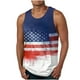thumbnail image 1 of Camiseta sin mangas de cuello redondo para hombre, informal, a la moda, sin mangas, con estampado, blusa deportiva de cuello redondo para hombre, 1 of 4