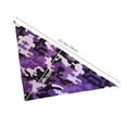 thumbnail image 3 of Purple Camouflage Dog Bandana Adjustable Dog Bib Scarf Handkerchief For Large Medium Small Dogs Cats Pets, 3 of 6