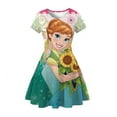 thumbnail image 1 of Robe Imprimée 3D, Robe Princesse Aisha Monde de Glace et de Neige, Robe de Fille Anime, 1 of 3