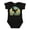 AB-Black, variant on Grunge Baby-saurus T-rex Boys or Girls Baby Bodysuit