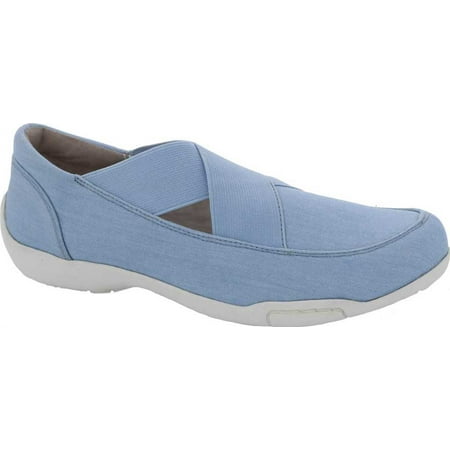 

Women s Ros Hommerson Clever Cross Strap Sneaker Denim Fabric 6 M