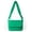 Green, variant on Puffer shoulder bag Nylon padded woven handbag designer crossbody dupes women purse - Black