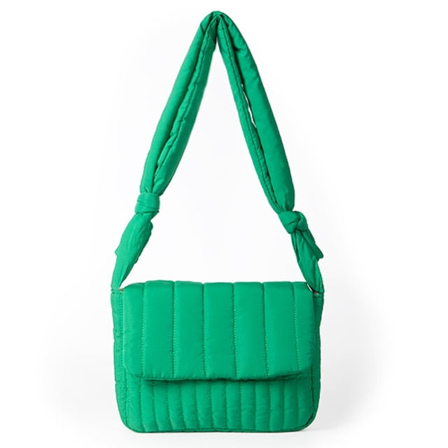 Bolso de hombro acolchado de nailon, bolso de mano tejido, bolso bandolera de diseñador, bolso de mujer