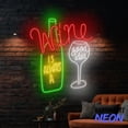 thumbnail image 4 of Handmadetneonsign Wine Is Always A Good Idea Neon Sign, Wine Led Sign, Wine Wall Decor, Wall Art 92251, 4 of 5