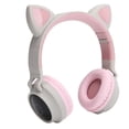 thumbnail image 1 of On Ear Headphone, Cat Ear Headphone LED Light Comfortable Wear 3.5mm   For Game For Music Blue,Purple,,Gray Blue,Gray, 1 of 8