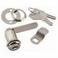 thumbnail image 2 of First Watch Security 1381 1.12 in. Dia. Cabinet & Drawer Utility Cam Lock, Chrome, 2 of 2