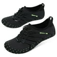 thumbnail image 3 of L-RUN Womens Mens Water Shoes Aqua Socks for Water Aerobics Blackdot 10.5-11 Women / 8-9 Men, 3 of 6