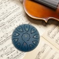 thumbnail image 5 of Yibooy 6 inch 11 Tune Notes Musical Steel Tongue Drum for Beginner (Dark Blue), 5 of 5