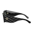 thumbnail image 3 of Tory Burch TY 7221U Plastic Womens Rectangle Sunglasses Black 56mm Adult, 3 of 3