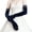 Blue, variant on Luxurious Rhinestones Embellished Velvet Long Gloves for Wedding Banquets
