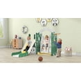 thumbnail image 3 of KidsSlide5 In 1OutdoorFreestanding Climber SlideWith BasketballFor Boys Girls Gifts, 3 of 9