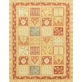 thumbnail image 1 of Ahgly Company Indoor Rectangle Abstract Orange Abstract Area Rugs, 8' x 12', 1 of 6