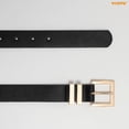 thumbnail image 5 of WHIPPY Women's Leather Belt for Jeans Dresses Black Waist Belt for Women Ladies Belts, 5 of 6