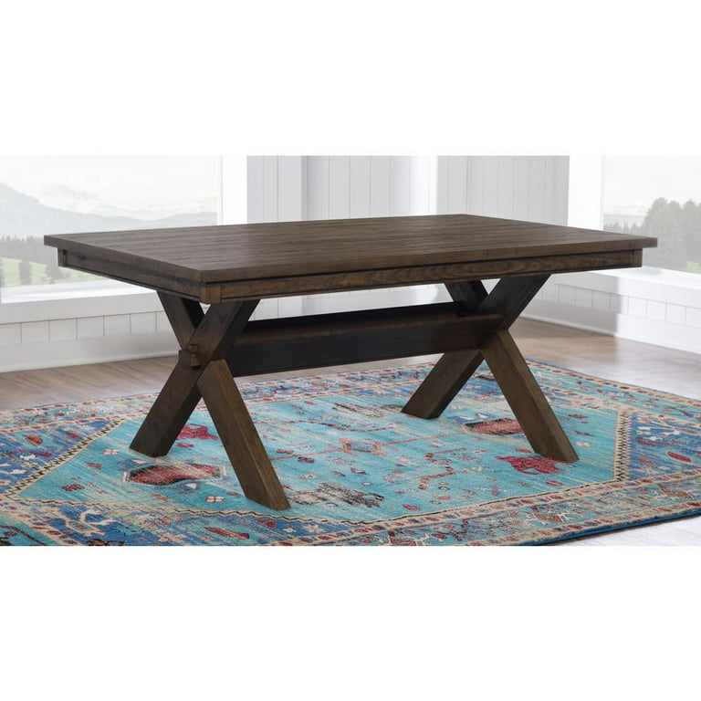 ルパンunico ALBERO Dining Table Four Hands Noeline Extension Dining Table - Resawn Worn Oak