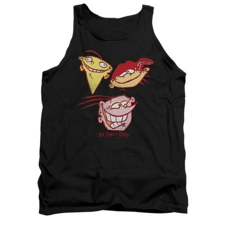 Ed Edd N Eddy Animated Comedy TV Three Heads Aren't Better Adult Tank Top (Best Ed Edd N Eddy Episodes)