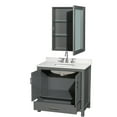 thumbnail image 5 of Wyndham Collection Wcs141436s-Qtz-Us3med Sheffield 36" Free Standing Single Basin Vanity, 5 of 7
