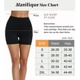 thumbnail image 7 of MANIFIQUE 2 Pack Seamless Shaping Boyshorts Panties for Women Shapewear Slip Shorts Under Dress, 7 of 7