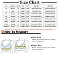 thumbnail image 2 of ALLLIST Pack 2 Womens Underwear Full Coverage Front Closure Bras Comfy Beige Embroidered T-Shirt Women's Lingerie Size 38, 2 of 2