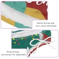 thumbnail image 3 of Christmas Font Swimsuit Bikini Set with Detachable Sponge and Adjustable Strap, Two-Pack for Swimming Pool and Beach Parties, 3 of 6