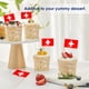 thumbnail image 4 of Banderitas para palillos AhfuLife, 200 piezas, Suiza, doble cara, 4 of 7