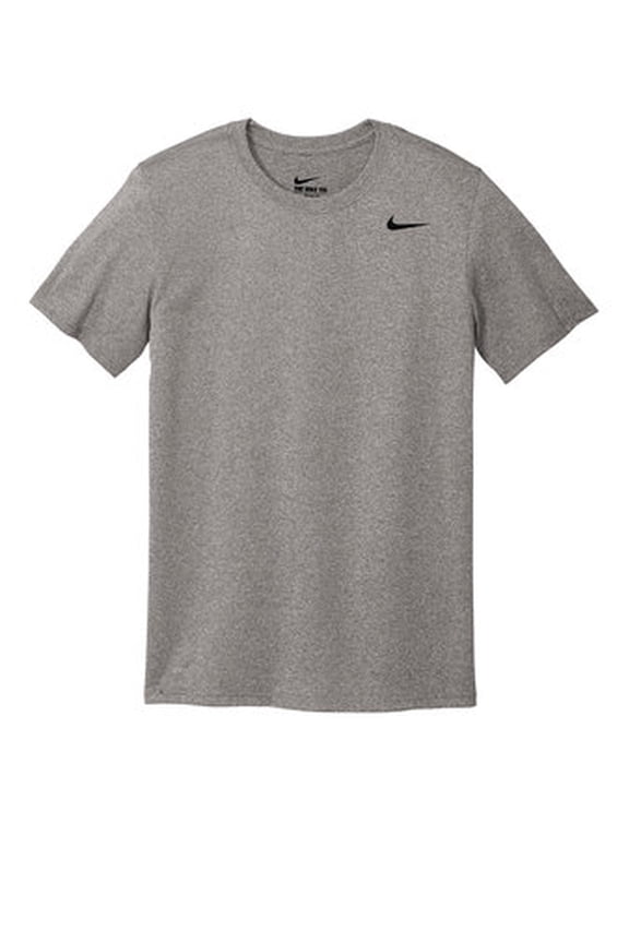 Nike Mens Team Legend Short Sleeve Crew T-Shirt Medium, Carbon Heather