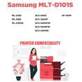 thumbnail image 2 of Printer Pro™ Cartouche de Toner Noire de Remplacement Compatible pour Samsung MLT-D101S mlt-d101 MLTD101S D101S ML-2160 ML-2165 ML-2165W SCX-3400 SCX-3400F SCX-3400FW SCX-3405FW SCX-3405W SF-760P (2PK), 2 of 4