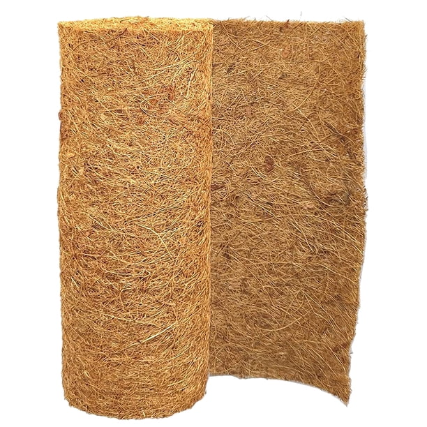 1 rollo de almohadilla de fibra de Coco, almohadilla de fibra de Coco, alfombra para suelo de mascotas reptiles, revestimiento de Coco para decoración de jardín y macetero para mascotas