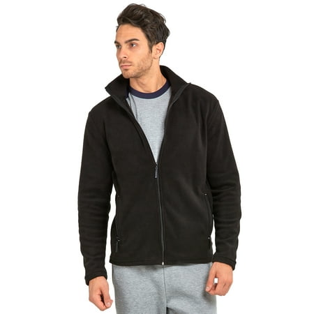 Men's Polar Fleece Jacket (Best White Coat For Doctors)