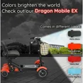 thumbnail image 4 of Dragon Mobile EX Compact 4-Wheel Mobility Scooter for Adults & Seniors with Foldable Wide Seat - Airline & Cruise Friendly - Matte Black, 4 of 10