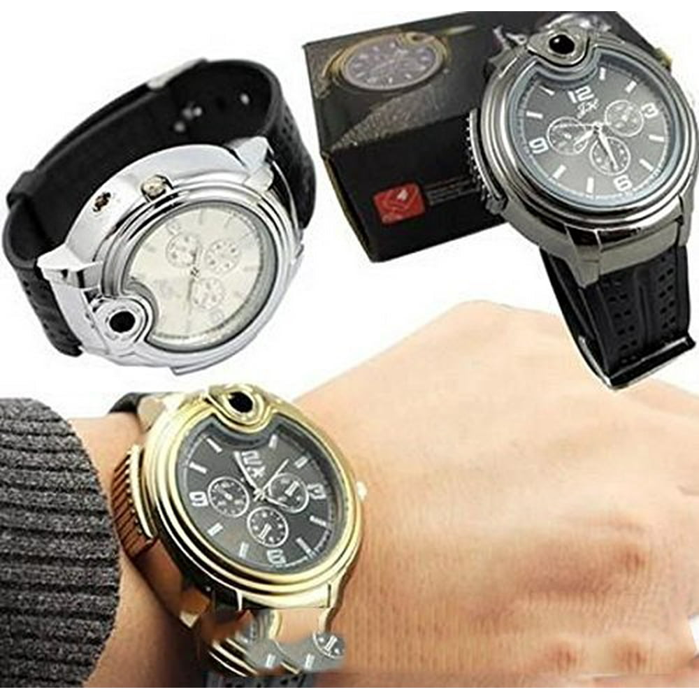 JH Collectibles Novelty Collectible Watch Cigarette Butane Lighter