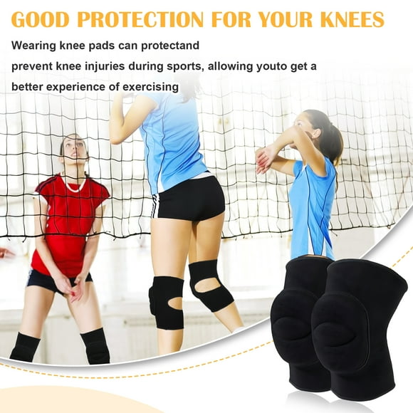 Transemion 2pcs Knees With Soft And Stretchy Volleyball Dance Knee Support Durable L