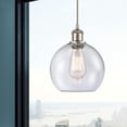 thumbnail image 2 of 516-1P-SN-G124-8 Innovations Lighting Athens - 1 Light Mini Pendant In Industrial Style-10 Inches Tall and 8 Inches Wide-Brushed Satin Nickel, 2 of 2
