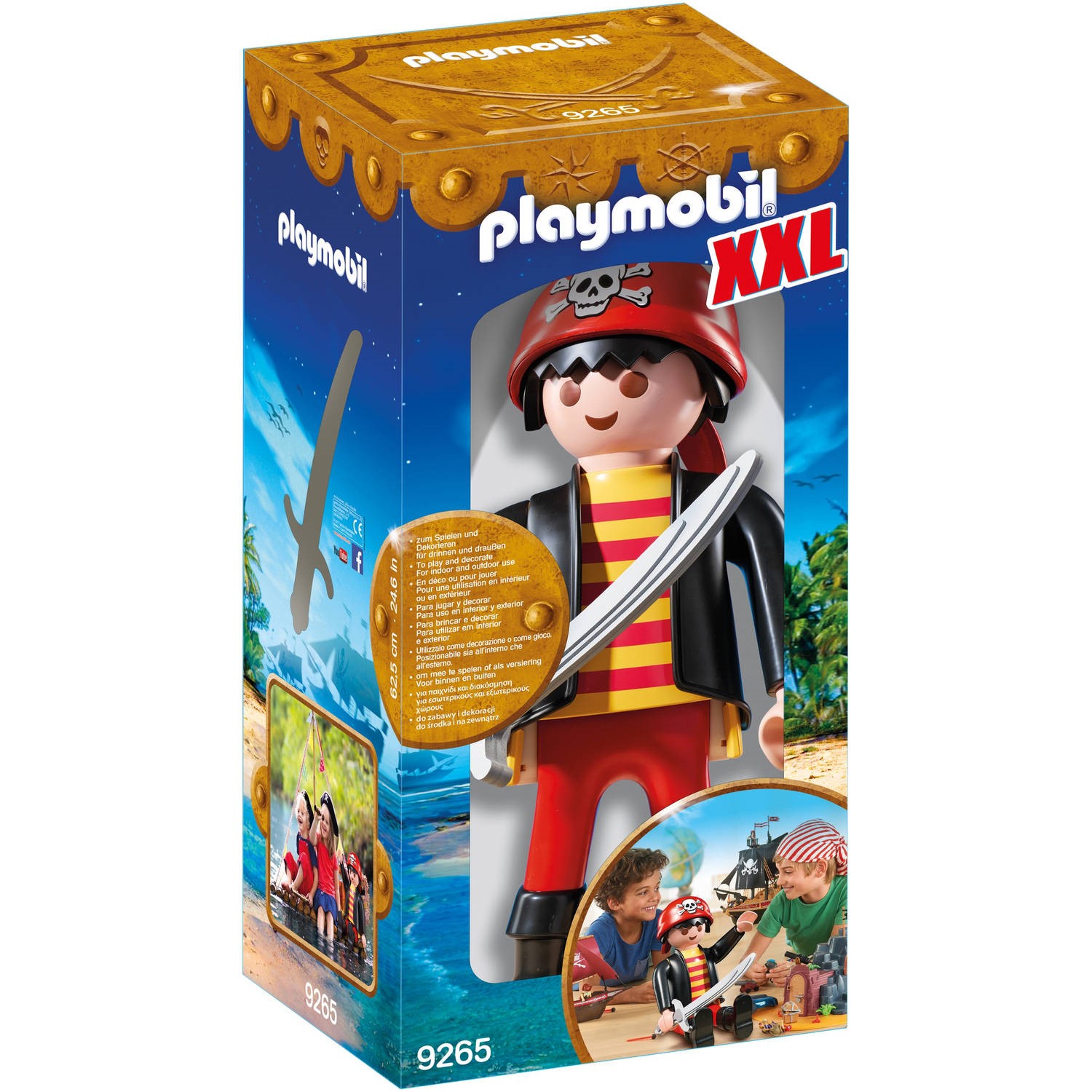 Playmobil #9265 XXL Pirate - New Factory Sealed - Walmart.com