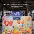 thumbnail image 3 of Bathroom Scale, Highly Accurate Digital Body Scale,Precisely Measures Weight up to 400 lbs-Oil Painting Of Tulips And Other Flowers In The Sun, 3 of 4