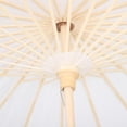 thumbnail image 2 of Paraguas Decorativo De Papel De Color Blanco, 5 Uds., Sombrilla, Decoración Para Fiesta Nupcial, Accesorio De Foto (60Cm) seitruly TO003983-00, 2 of 7