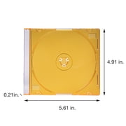 Verbatim CD and DVD Slim Jewel Cases Multi-Color 50 PK
