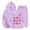 Purple, variant on YunPes Girls Clothes Cute Print Hooded Sweatshirt & Jogger Sweatpants Set Casual Preppy Sweatsuit Fall Winter Outfits for Kids