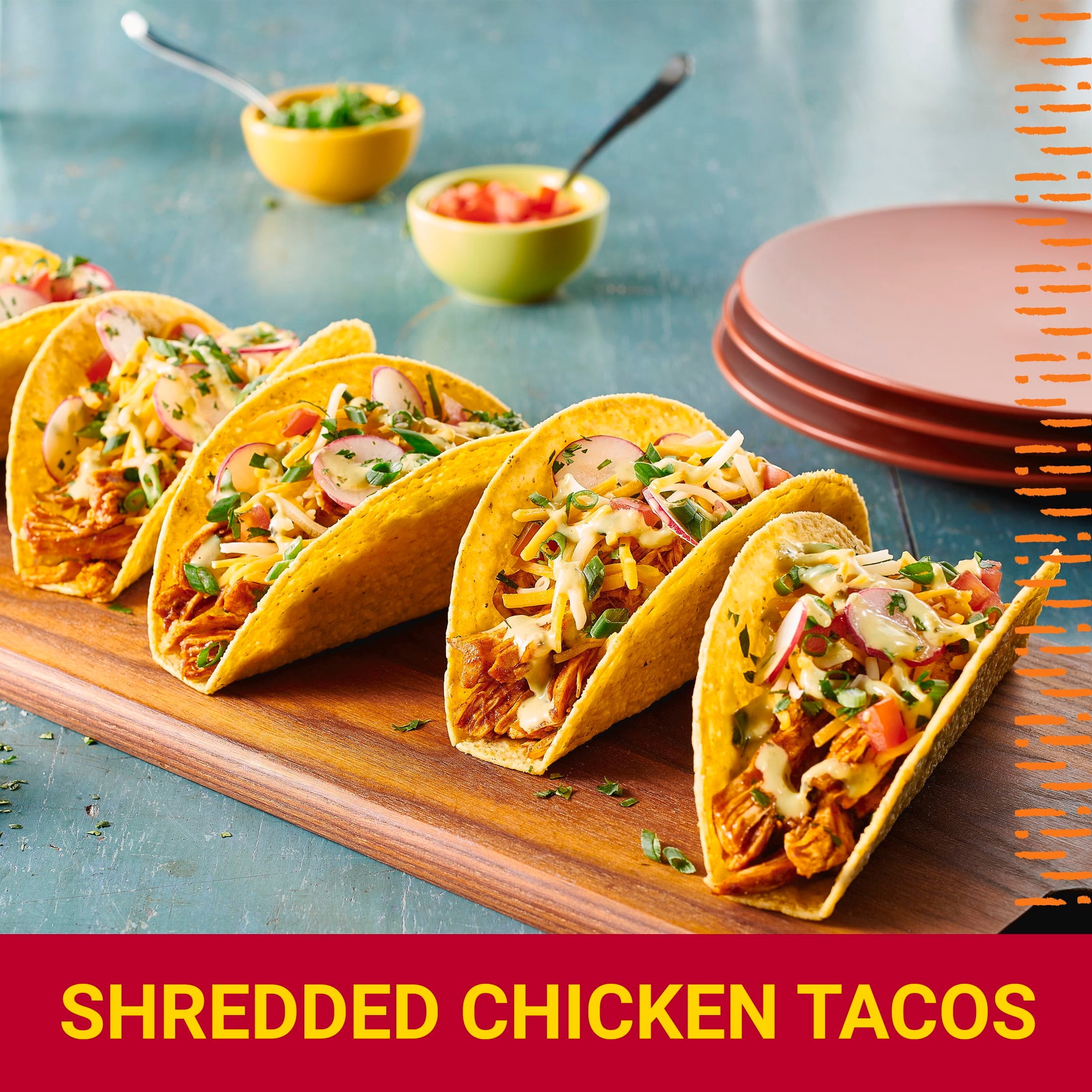 Old El Paso Stand 'N Stuff Taco Dinner Kit, Easy Meal Prep, 10 Count, 8.8 oz