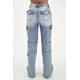 thumbnail image 3 of Jeans cargo Wide Leg Balam /Juvenil, 6404 (Medio) azul ECH, 3 of 6