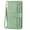 Green, variant on Womens Wallets Large Capacity Credit Card Holder Rfid Wallet Women Zipper Pocket Leather Ladies Wristlet Clutch Wallet