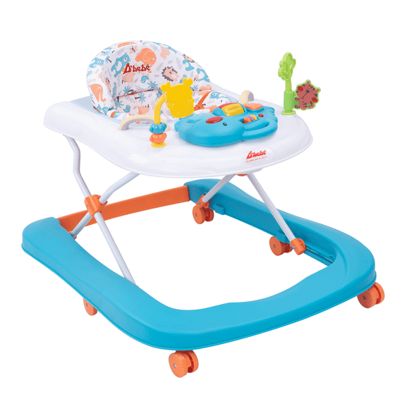 Andadera Caminadora Jungle 2 en 1 Azul D'Bebé 81